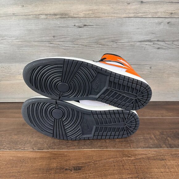 Nike Air Jordan 1 Mid Mens Size 9 Starfish White Sail Black DQ8426 801 - Picture 8 of 9